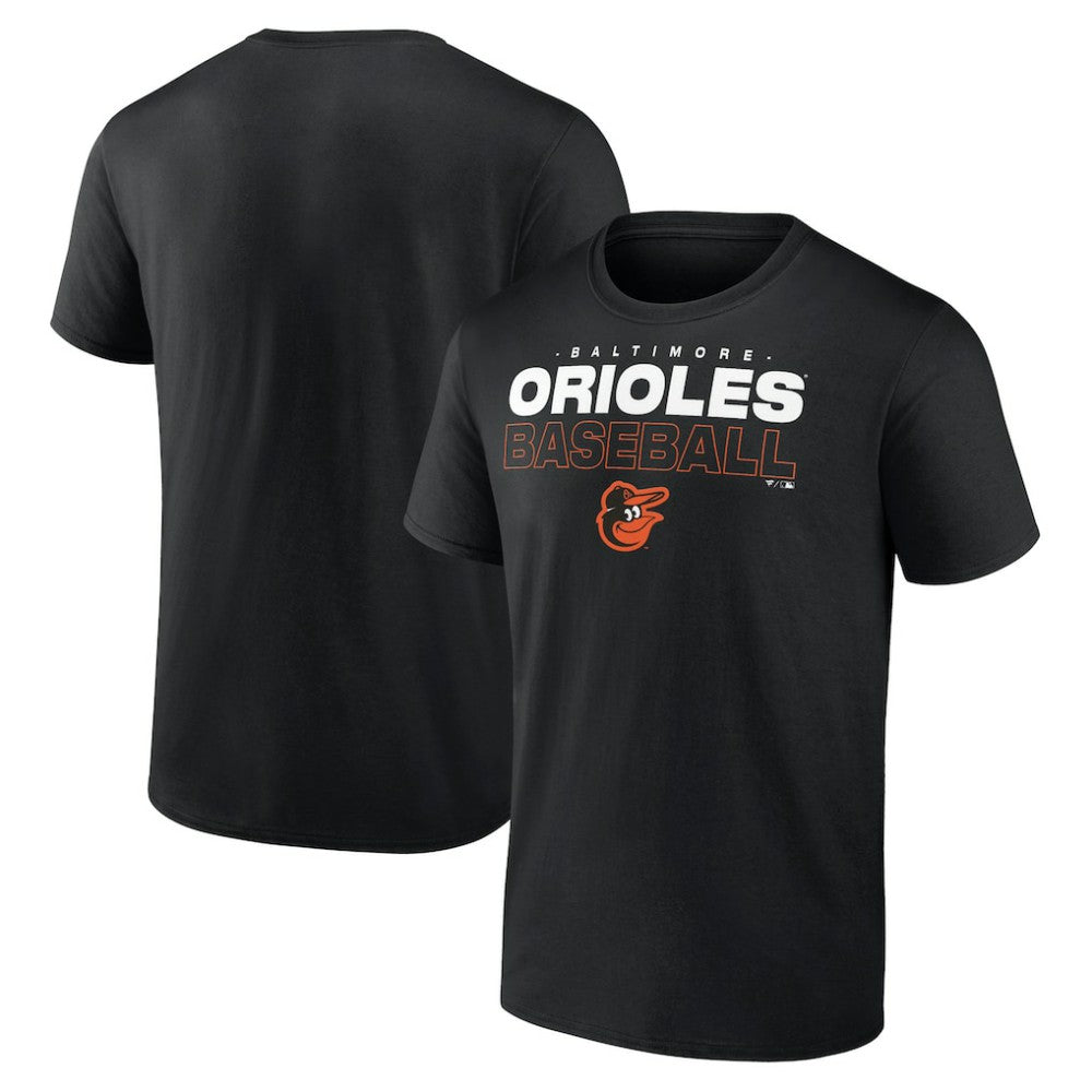 Baltimore Orioles Stacked Baseball T-Shirt - MLB