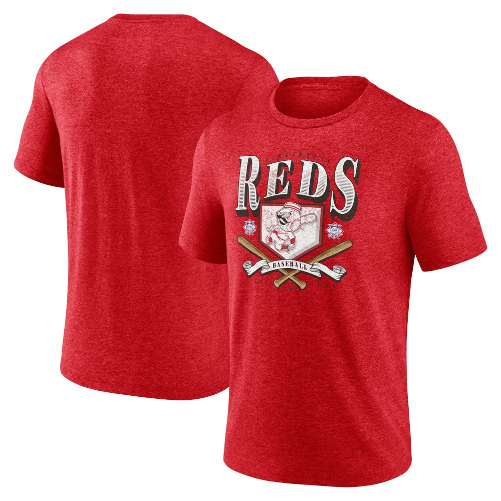 Cincinnati Reds Home Tri-Blend T-Shirt - MLB