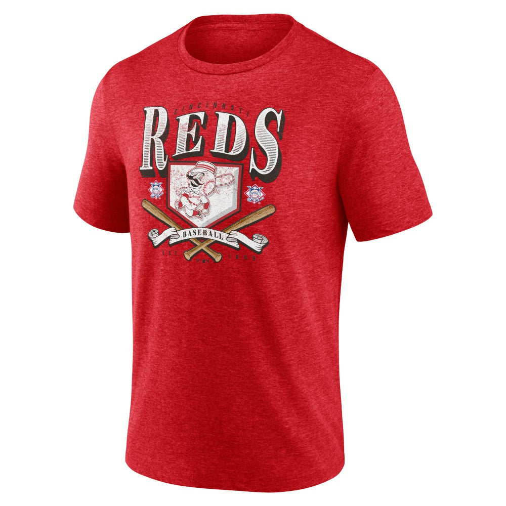 Cincinnati Reds Home Tri-Blend T-Shirt - MLB