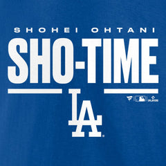 Shohei Ohtani Los Angeles Dodgers Sho-Time Horizontal T-Shirt - MLB