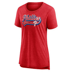 Philadelphia Phillies Women's League Leader Tri-Blend T-Shirt - MLB