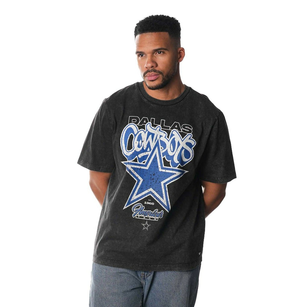 Dallas Cowboys The Wild Collective Unisex Graffiti T-Shirt Black | NFL