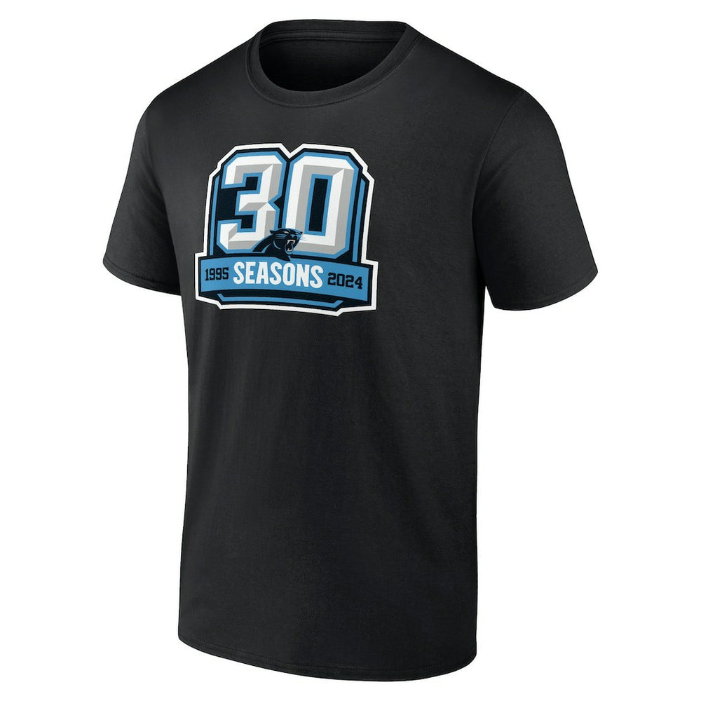 Carolina Panthers 30th Anniversary T-Shirt Black | NFL