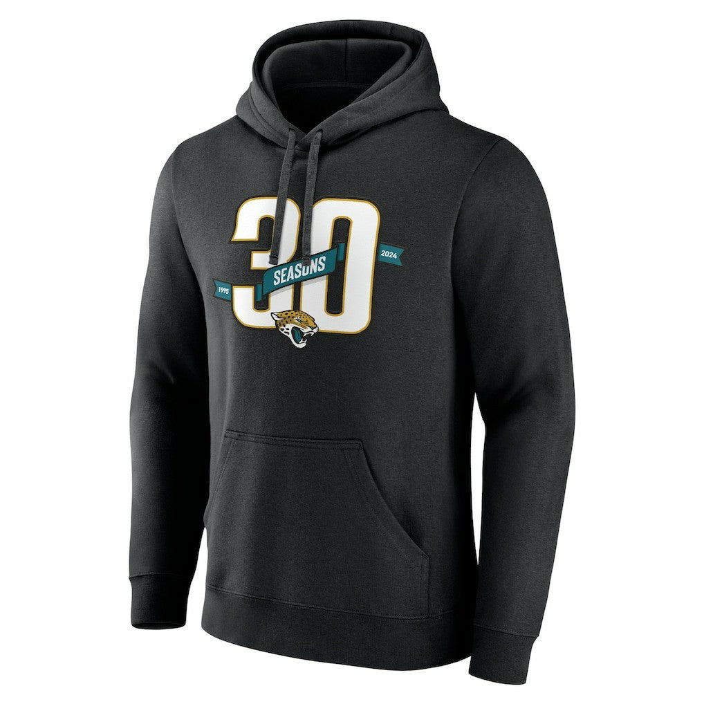 Jacksonville Jaguars 30th Anniversary Pullover Hoodie Black | NFL
