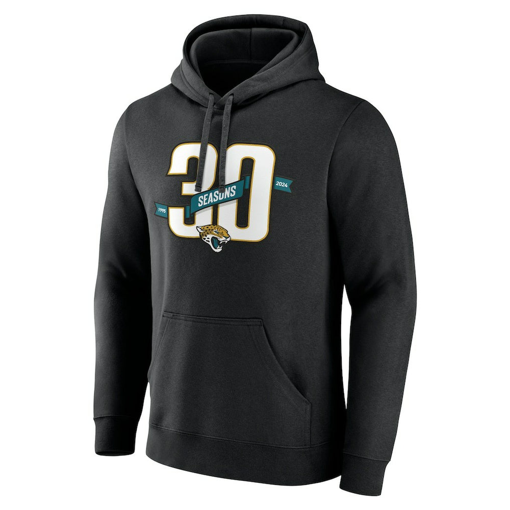 Jacksonville Jaguars 30th Anniversary Pullover Hoodie Black | NFL