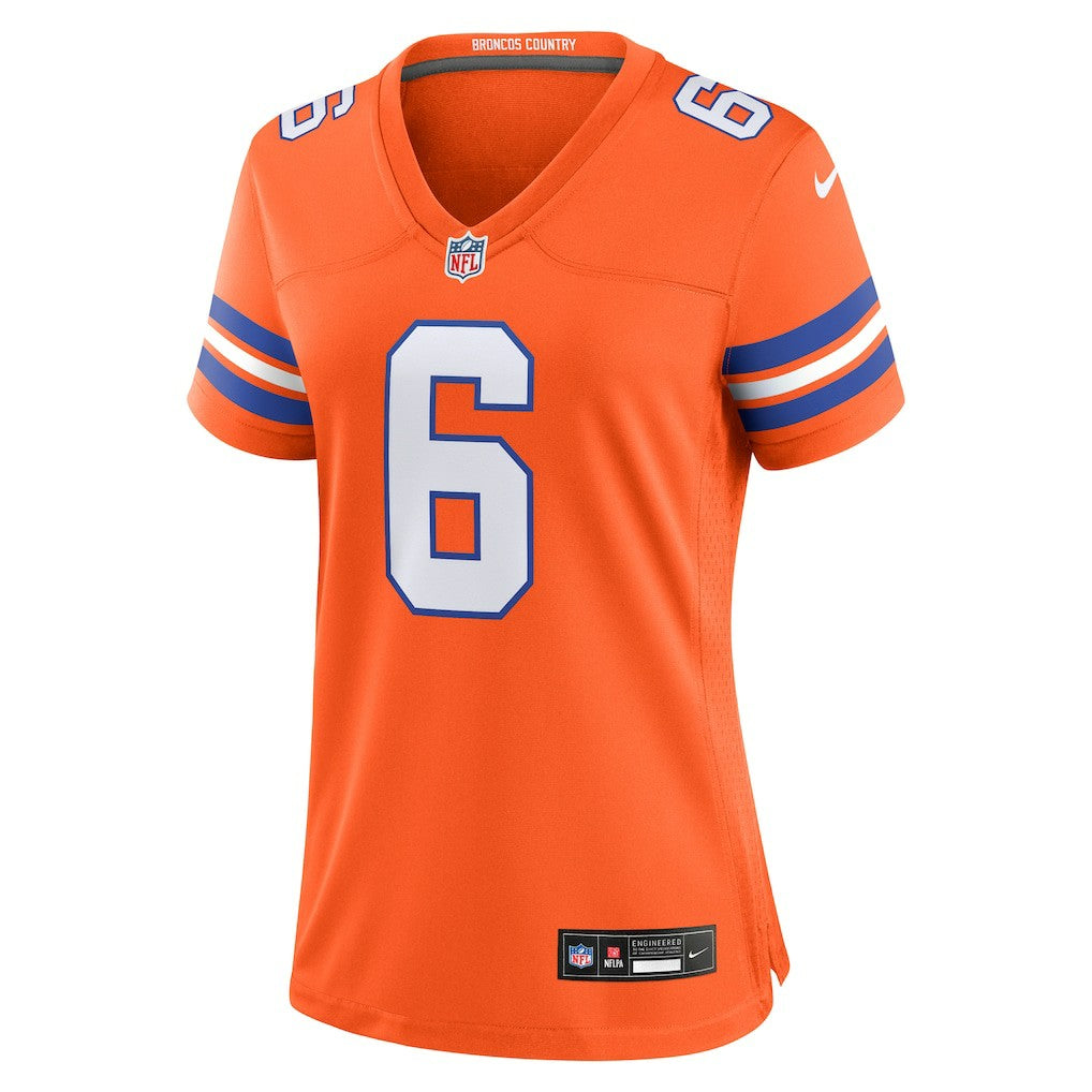 P.J. Locke III Denver Broncos Women's Mile High Collection 1977 Throwback Player Game Jersey Orange | Nike for Sale