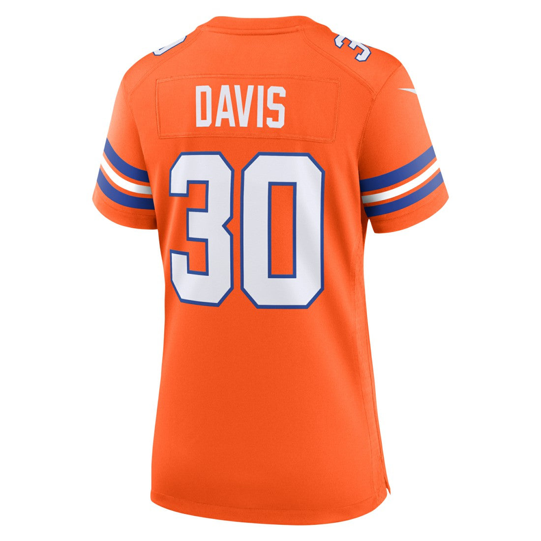 Terrell Davis Denver Broncos Women's Mile High Collection 1977 Throwback Retired Player Game Jersey Orange | Nike for Sale