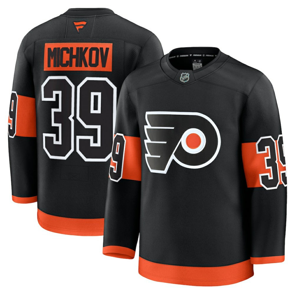Matvei Michkov Philadelphia Flyers Fanatics Alternate Premium Jersey - Black - NHL