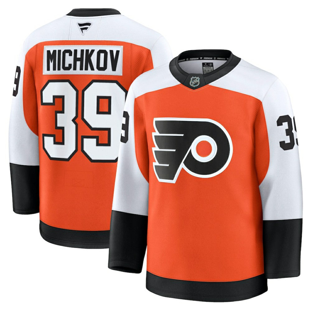 Matvei Michkov Philadelphia Flyers Fanatics Home Premium Jersey - Orange - NHL