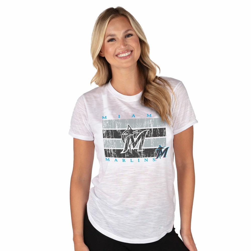 Miami Marlins Concepts Sport Women's Infuse Knit Top - MLB