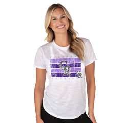 Colorado Rockies Concepts Sport Women's Infuse Knit Top - MLB