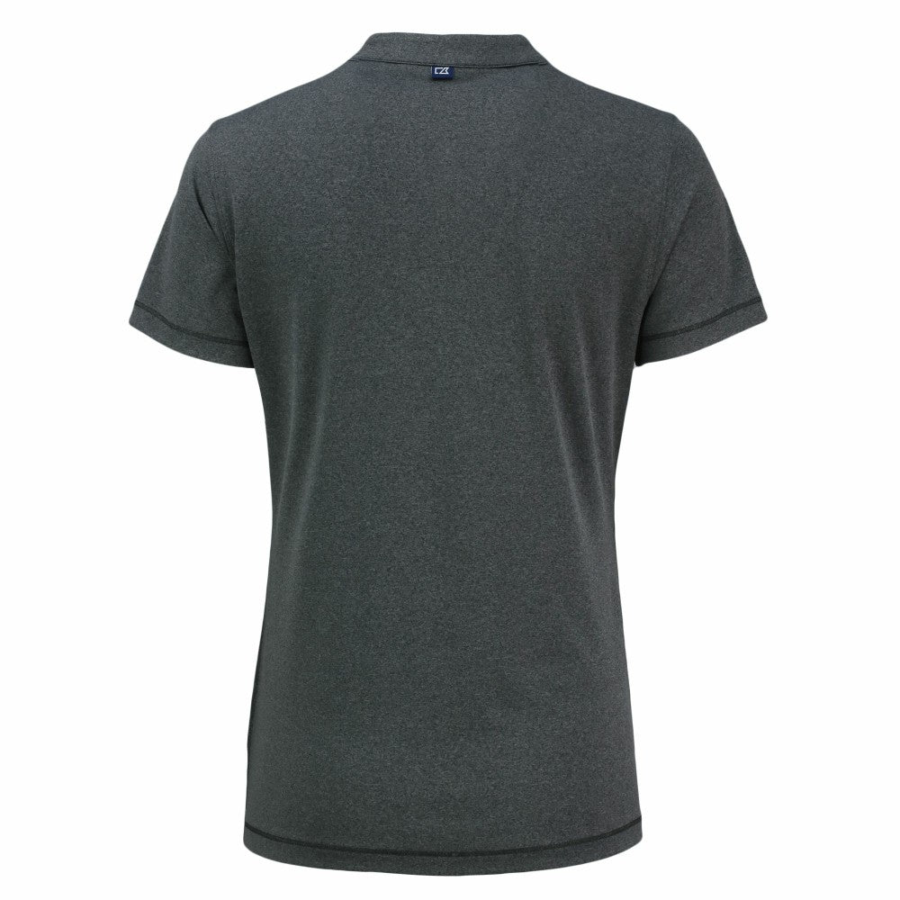 Houston Astros Cutter & Buck Women's Forge Stretch Blade DryTec V-Neck Polo - MLB