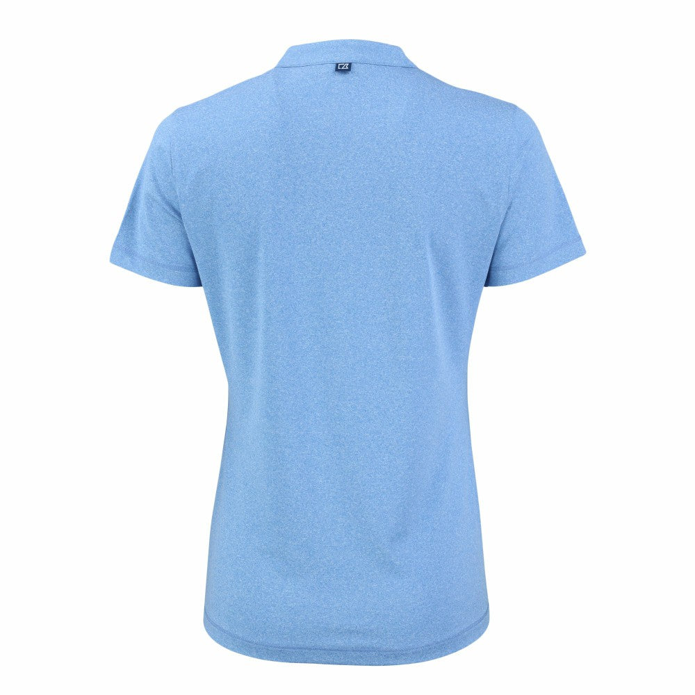 Kansas City Royals Cutter & Buck Women's Forge Stretch Blade DryTec V-Neck Polo - MLB