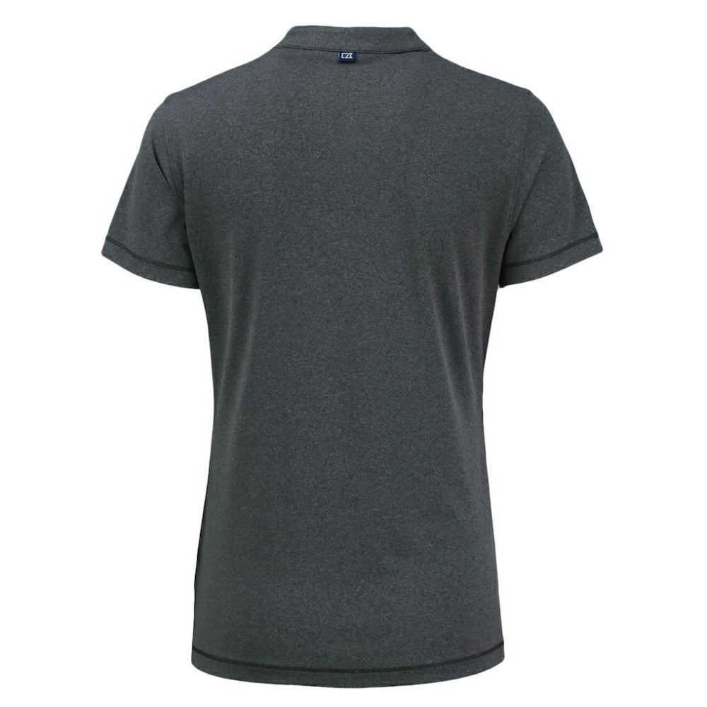 Tampa Bay Rays Cutter & Buck Women's Forge Stretch Blade DryTec V-Neck Polo - MLB