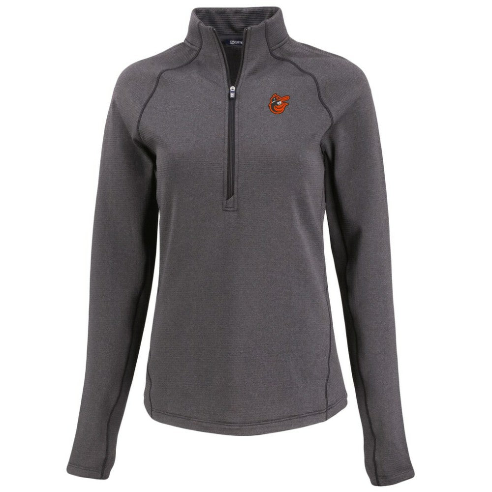 Baltimore Orioles Cutter & Buck Women's Peshastin Eco Fleece Recycled Raglan Half-Zip Top - MLB