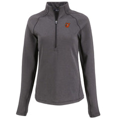 Baltimore Orioles Cutter & Buck Women's Peshastin Eco Fleece Recycled Raglan Half-Zip Top - MLB