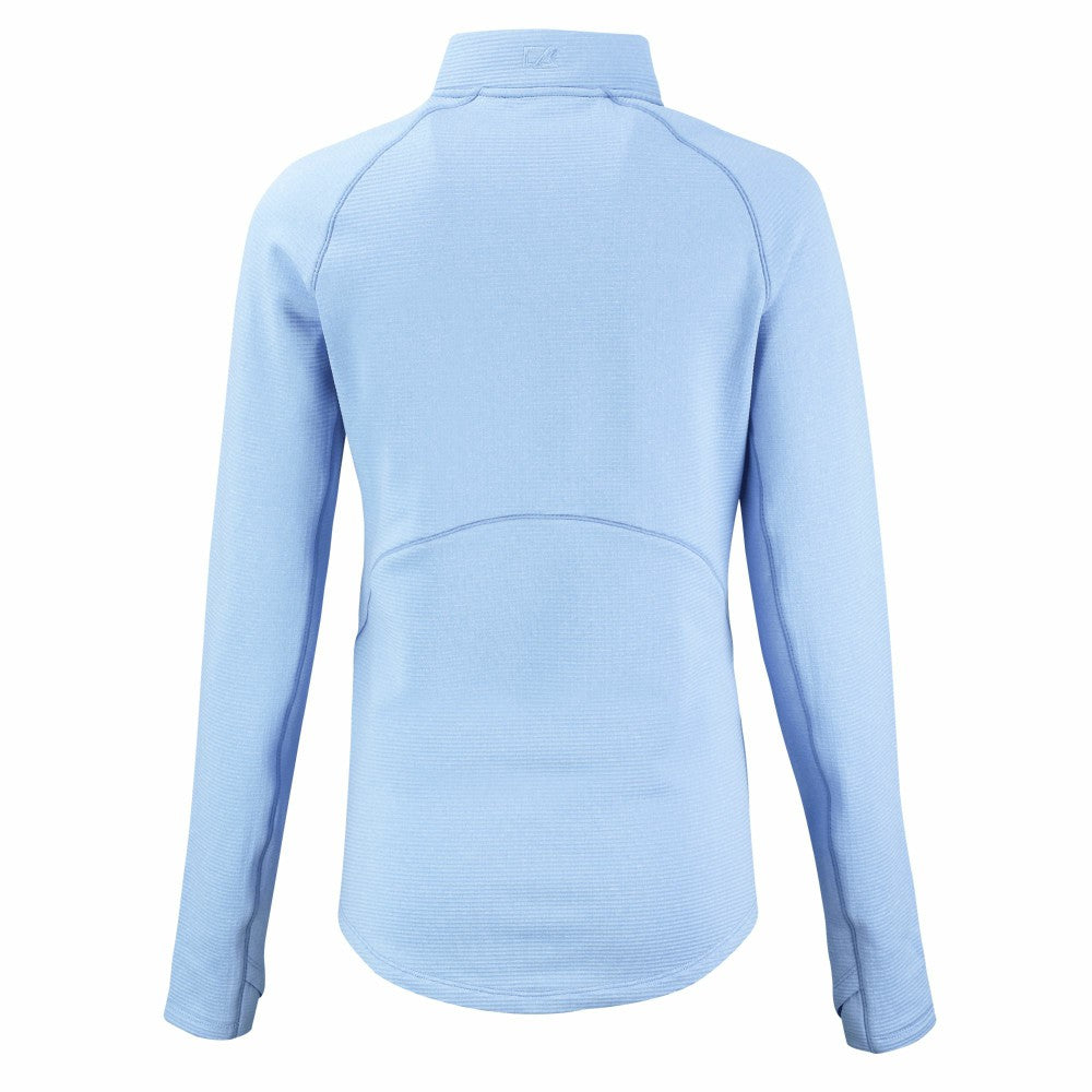 Kansas City Royals Cutter & Buck Women's Peshastin Eco Fleece Recycled Raglan Half-Zip Top - MLB