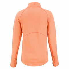 New York Mets Cutter & Buck Women's Peshastin Eco Fleece Recycled Raglan Half-Zip Top - MLB