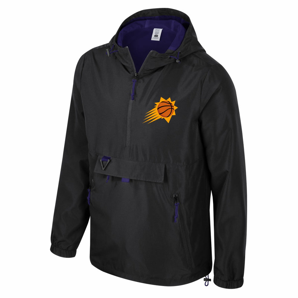Phoenix Suns Stadium Essentials Unisex Compete Quarter-Zip Windbreaker Jacket Black - NBA