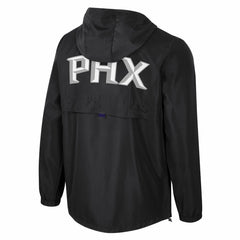 Phoenix Suns Stadium Essentials Unisex Compete Quarter-Zip Windbreaker Jacket Black - NBA