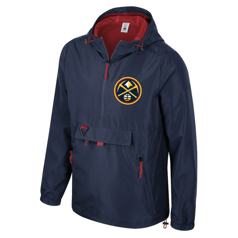 Denver Nuggets Stadium Essentials Unisex Compete Quarter-Zip Windbreaker Jacket Navy - NBA