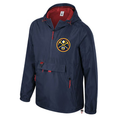 Denver Nuggets Stadium Essentials Unisex Compete Quarter-Zip Windbreaker Jacket Navy - NBA
