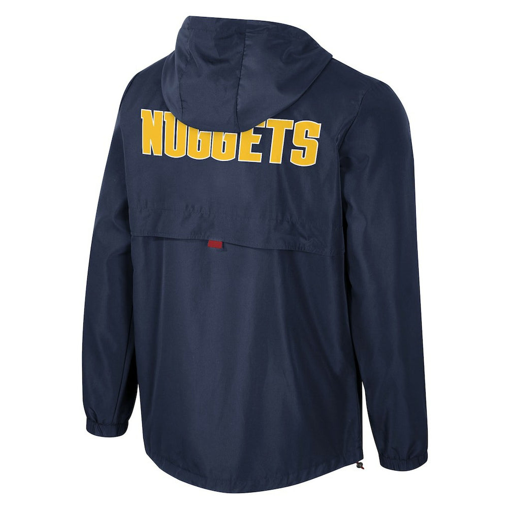 Denver Nuggets Stadium Essentials Unisex Compete Quarter-Zip Windbreaker Jacket Navy - NBA