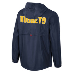 Denver Nuggets Stadium Essentials Unisex Compete Quarter-Zip Windbreaker Jacket Navy - NBA