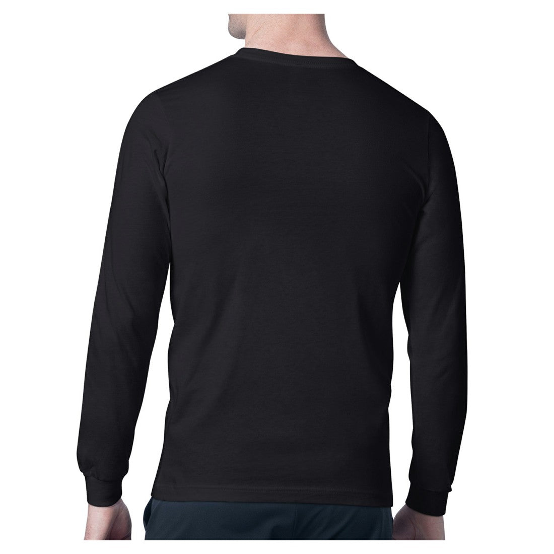 Detroit Lions Starter Player Grid Graphic Long Sleeve T-Shirt Black | NFL