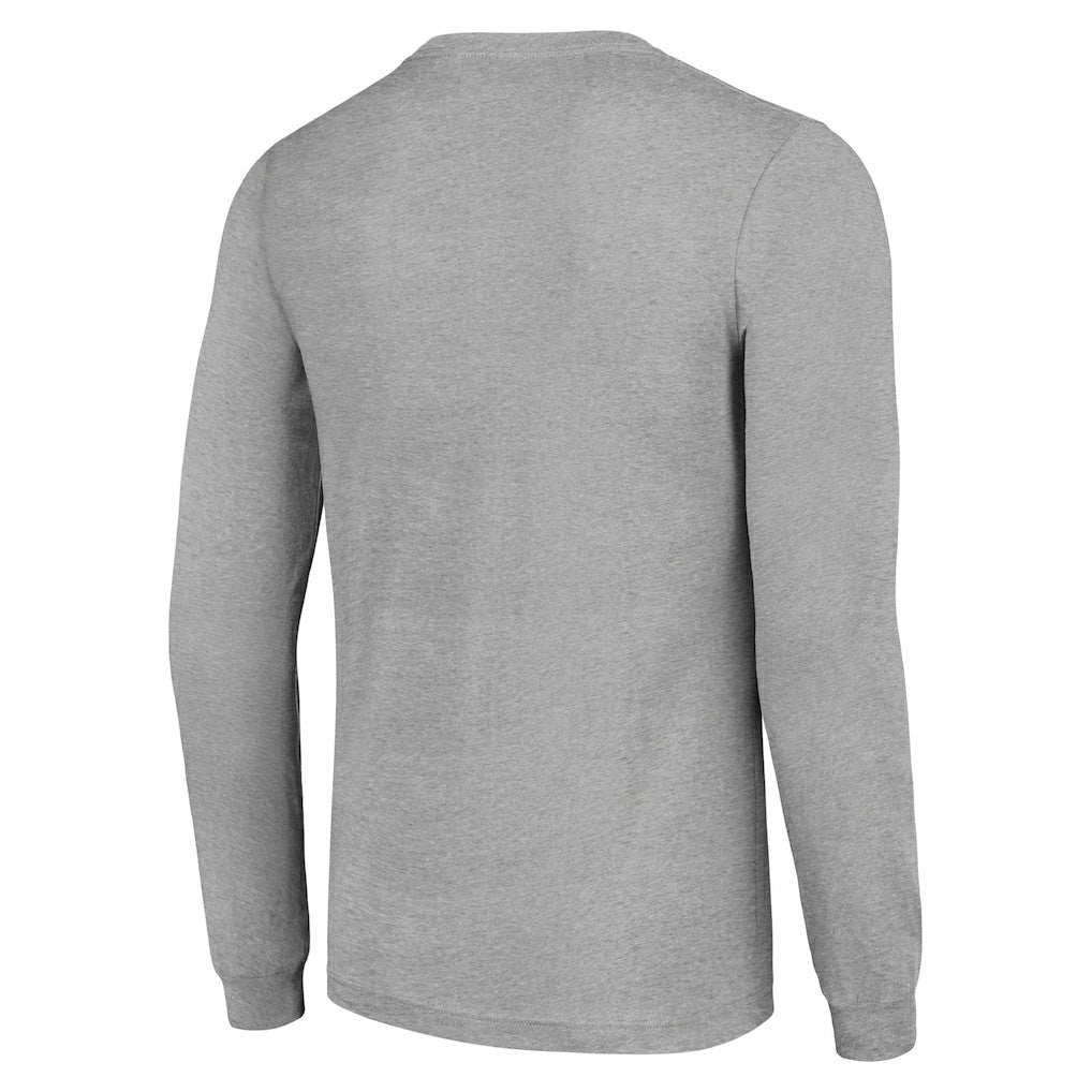 Pittsburgh Steelers Starter Player Grid Long Sleeve T-Shirt Heather Gray | NFL