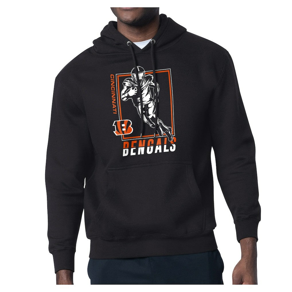 Cincinnati Bengals Starter Player Grid Pullover Hoodie Black | NFL