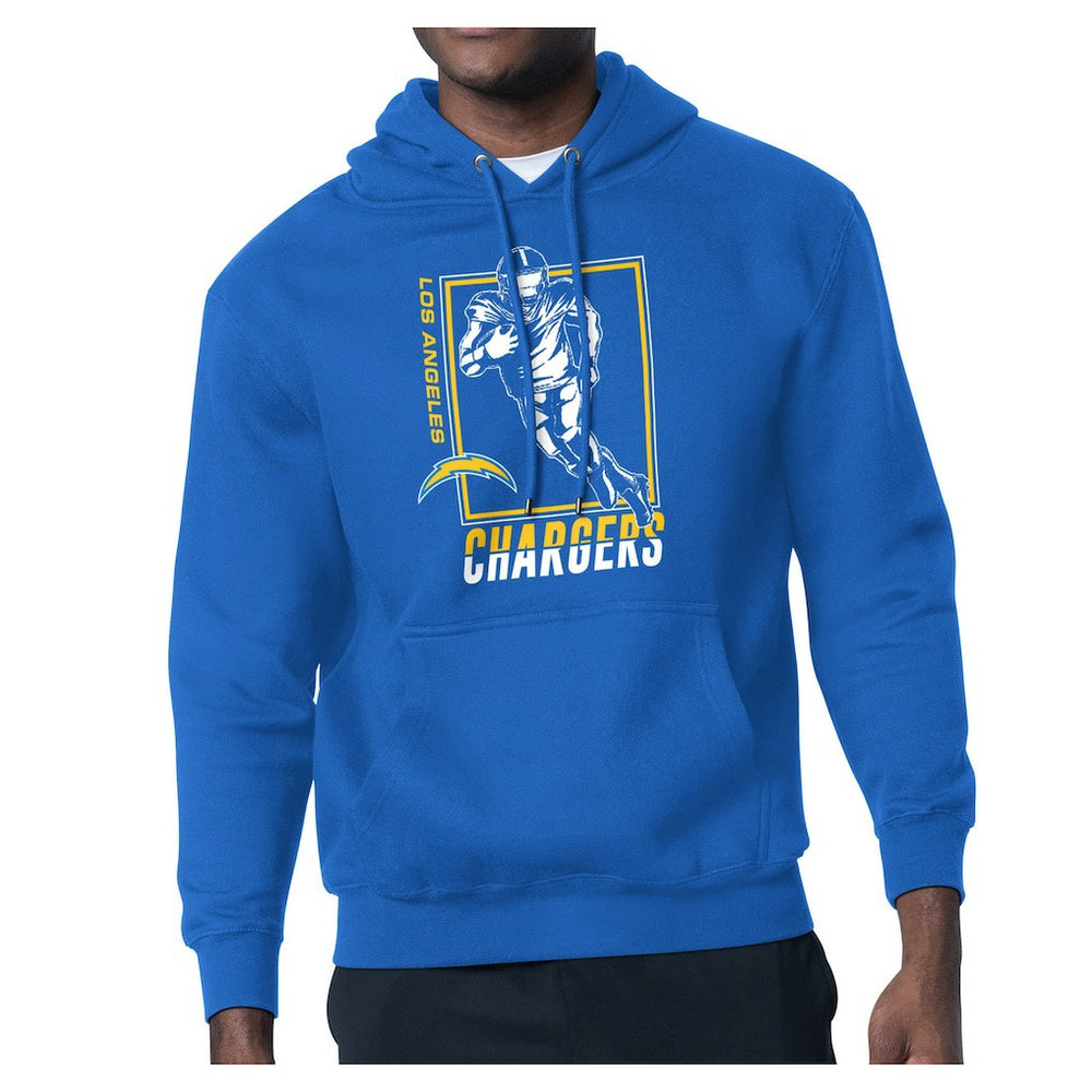 Los Angeles Chargers Starter Player Grid Pullover Hoodie Powder Blue | NFL