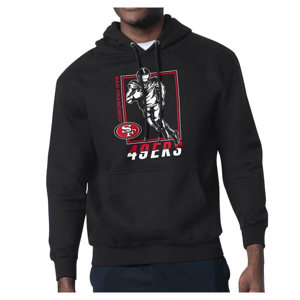 San Francisco 49ers Starter Player Grid Pullover Hoodie Black | NFL