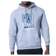 Indianapolis Colts Starter Player Grid Pullover Hoodie Heather Gray | NFL