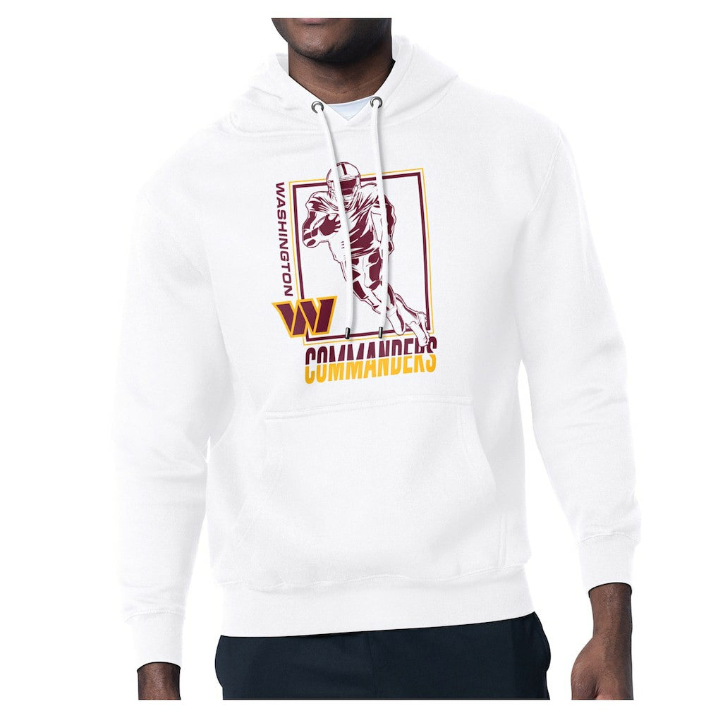 Washington Commanders Starter Player Grid Pullover Hoodie White | NFL