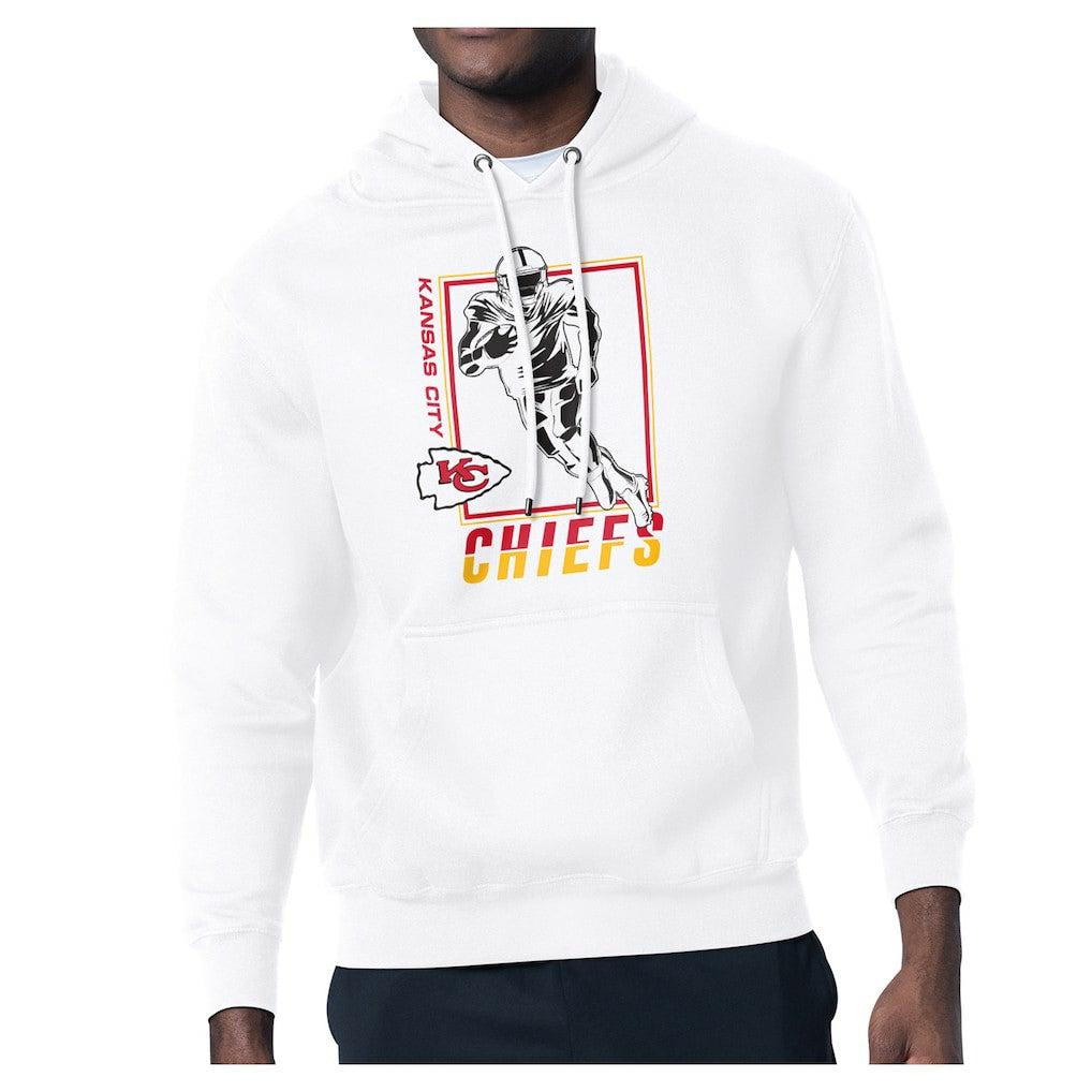 Kansas City Chiefs Starter Player Grid Pullover Hoodie White | NFL