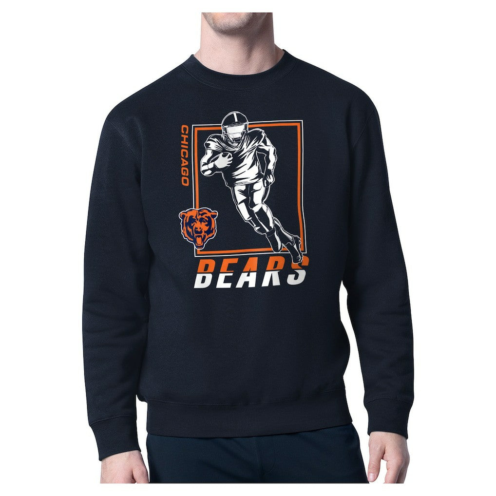 Chicago Bears Starter Player Grid Pullover Sweatshirt Navy | NFL