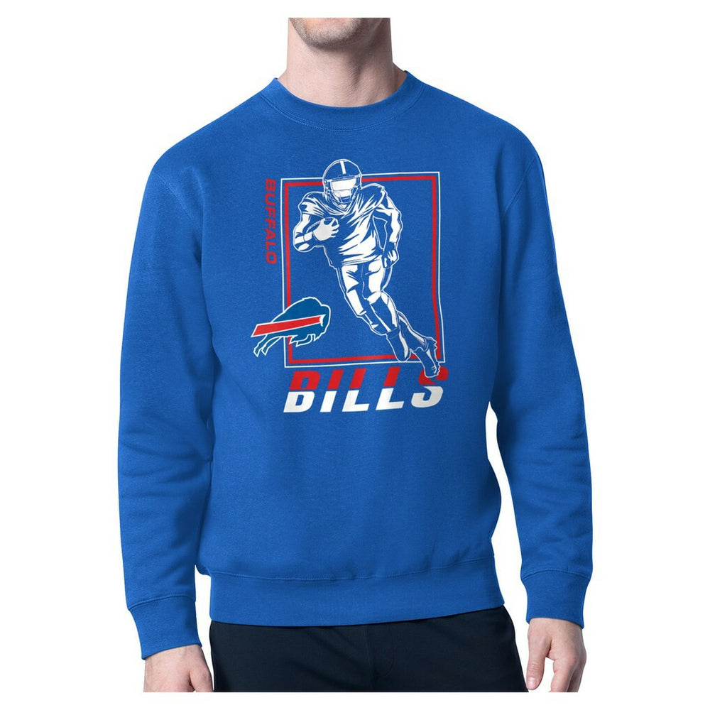 Buffalo Bills Starter Player Grid Pullover Sweatshirt Royal | NFL