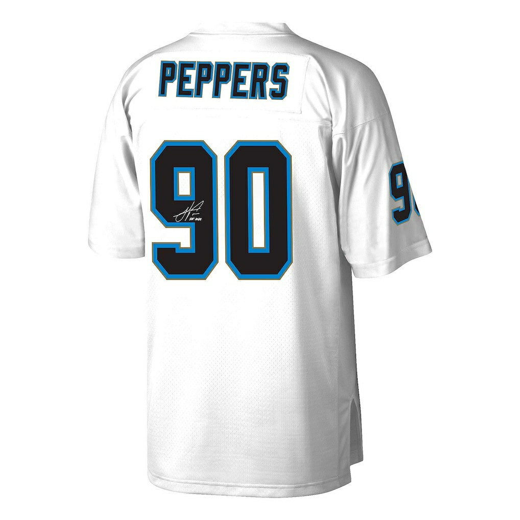 Julius Peppers Carolina Panthers 2024 Hall of Fame Fashion Jersey – White | Mitchell & Ness