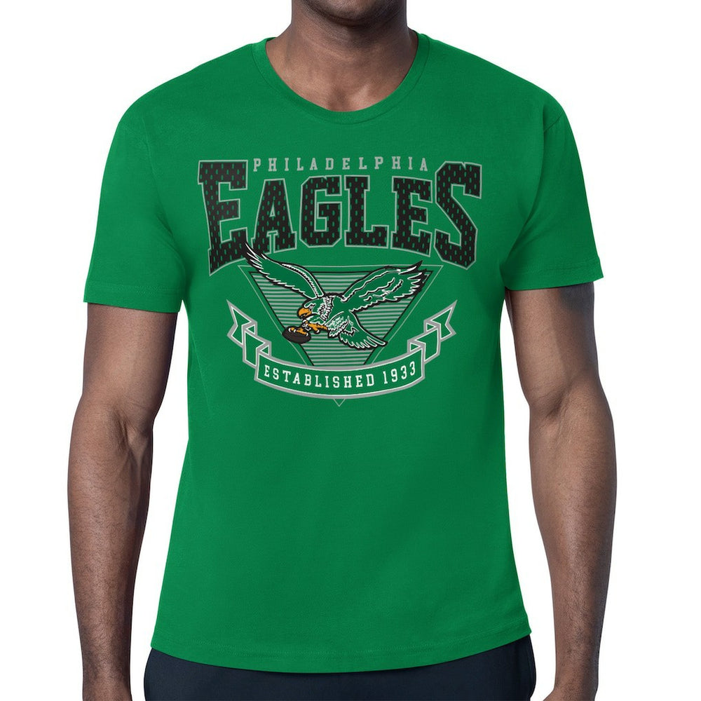 Philadelphia Eagles Starter ‘80s Inspired Retro Logo T-Shirt Kelly Green | NFL