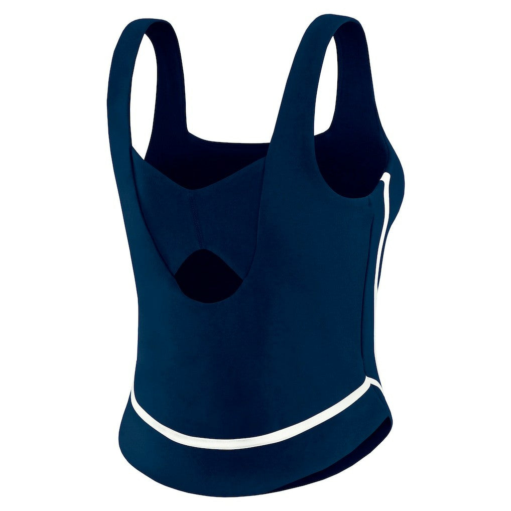 Dallas Cowboys WEAR by Erin Andrews Women's Square Neck Tank Top Navy | NFL
