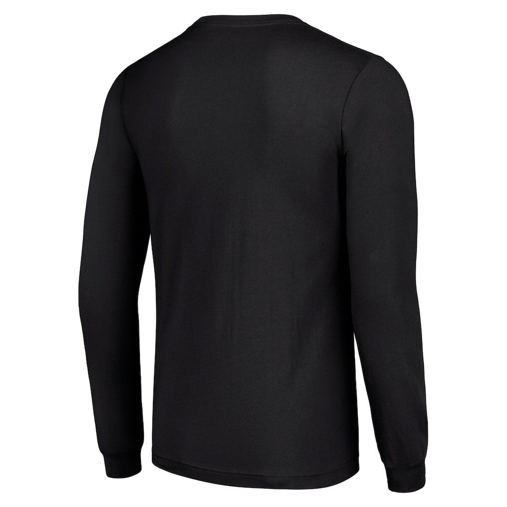 Minnesota Vikings Starter Team Name Graphic Long Sleeve T-Shirt Black | NFL