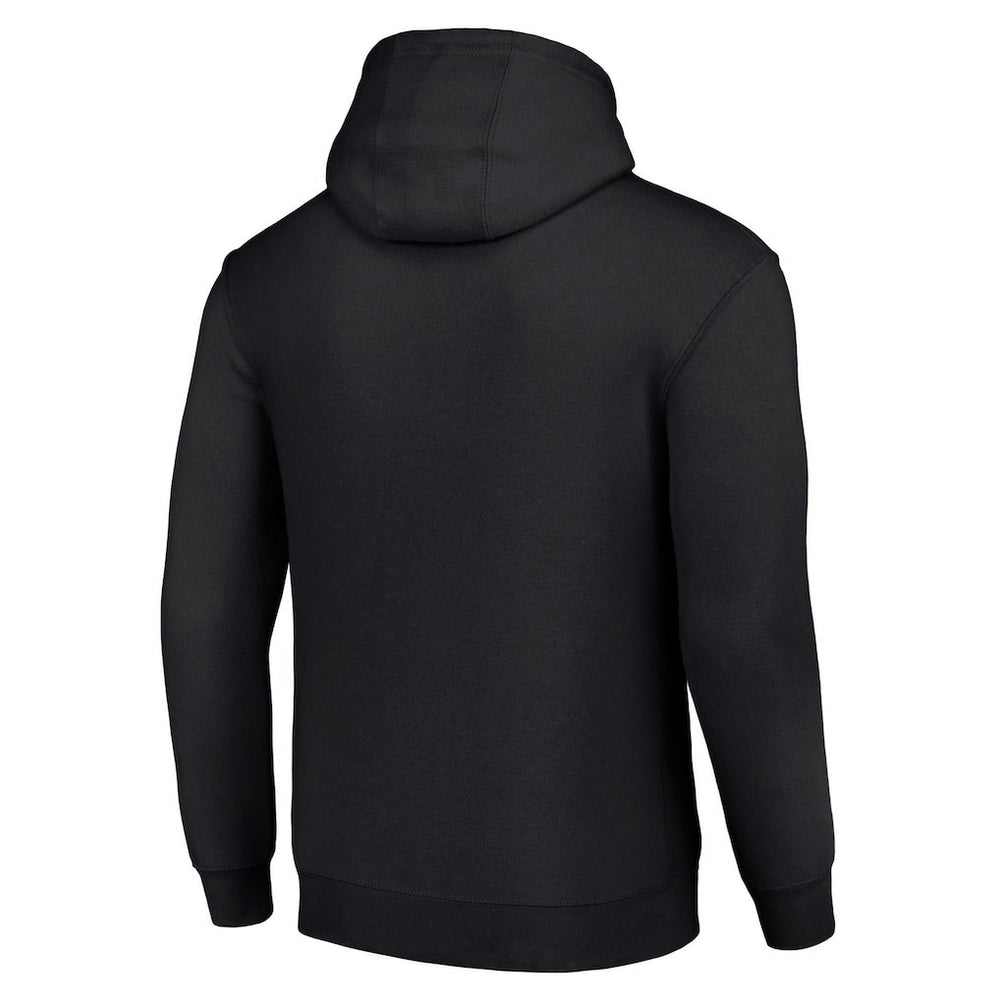 Las Vegas Raiders Starter Four Team Name Logo Fleece Pullover Hoodie Black | NFL