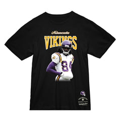 Randy Moss Minnesota Vikings Sideline Retired Player T-Shirt Black | Mitchell & Ness