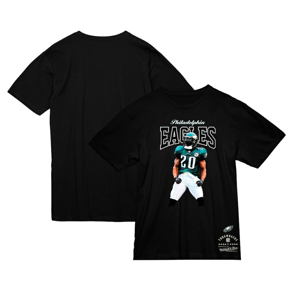 Brian Dawkins Philadelphia Eagles Sideline Retired Player T-Shirt Black | Mitchell & Ness