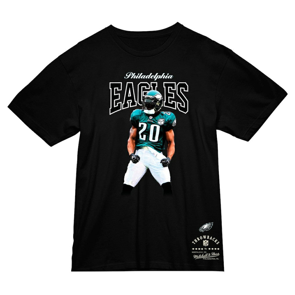 Brian Dawkins Philadelphia Eagles Sideline Retired Player T-Shirt Black | Mitchell & Ness
