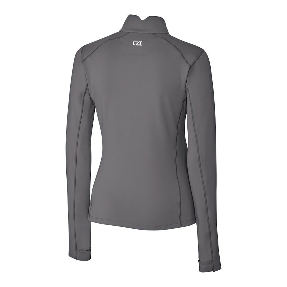 Buffalo Bills Cutter & Buck Women's Traverse Stretch Quarter-Zip Pullover Top Gray | NFL