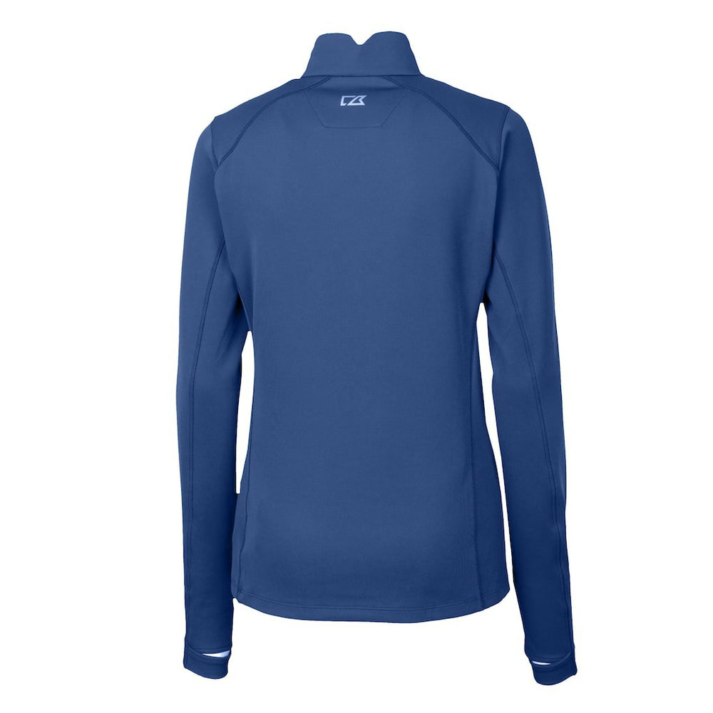 Buffalo Bills Cutter & Buck Women's Traverse Stretch Quarter-Zip Pullover Top Royal | NFL