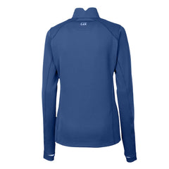 Buffalo Bills Cutter & Buck Women's Traverse Stretch Quarter-Zip Pullover Top Royal | NFL