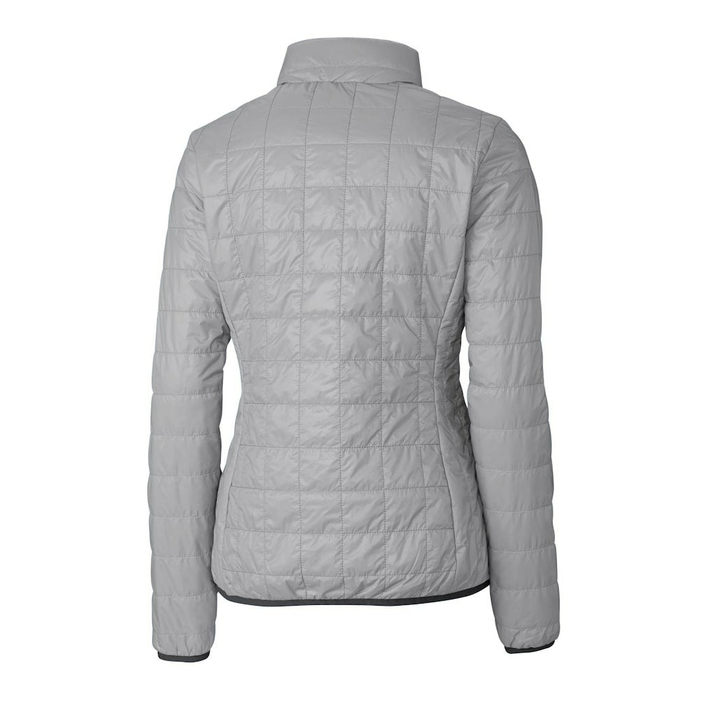 Green Bay Packers Cutter & Buck Women's Rainier PrimaLoft Eco Insulated Full-Zip Puffer Jacket Gray | NFL